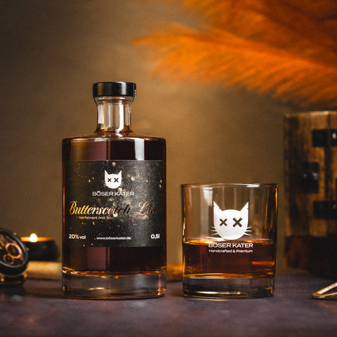 Böser Kater Butterscotch Likör mit Whisky 20% Vol. 0,5L