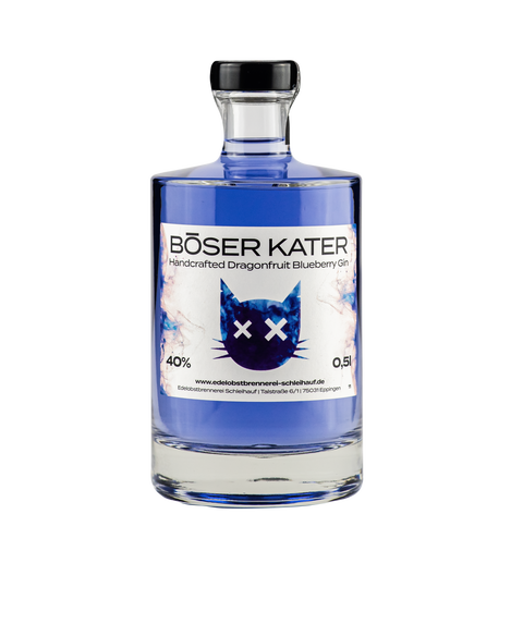 Böser Kater Dragonfruit Blueberry Gin 40% Vol. 0,5L