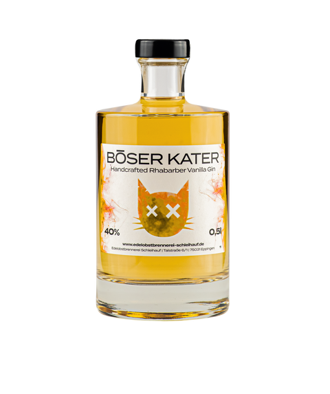 Böser Kater Rhabarber Vanilla Gin 40% Vol. 0,5L
