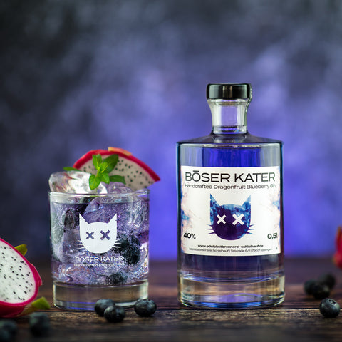 Böser Kater Dragonfruit Blueberry Gin 40% Vol. 0,5L