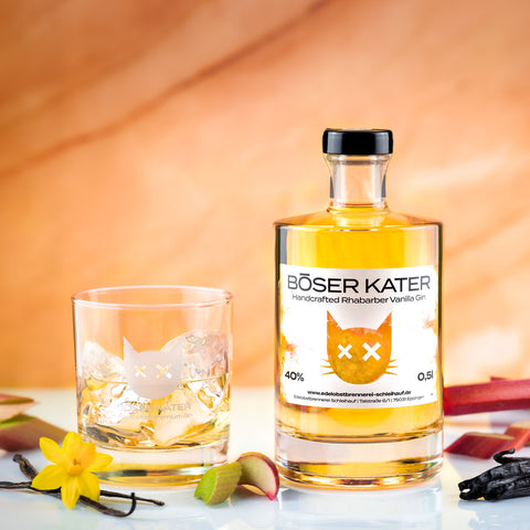 Böser Kater Rhabarber Vanilla Gin 40% Vol. 0,5L