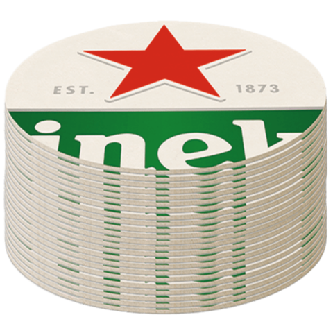 Heineken Bierdeckel 100Stk.