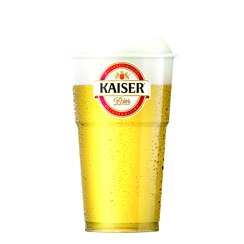Plastik Becher Kaiser Bier 0,30L 50 Stück