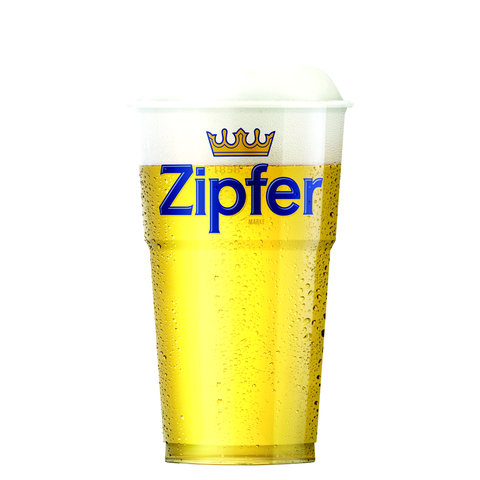 Plastik Becher Zipfer Bier 0,30L 50 Stück