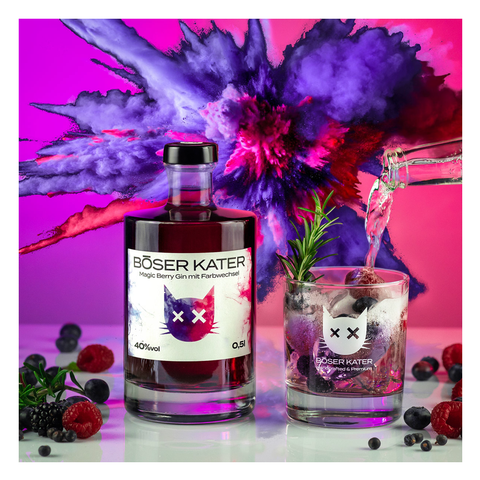 Böser Kater Magic Berry 40% Vol. 0,5L Aktion Kein Farbwechsler